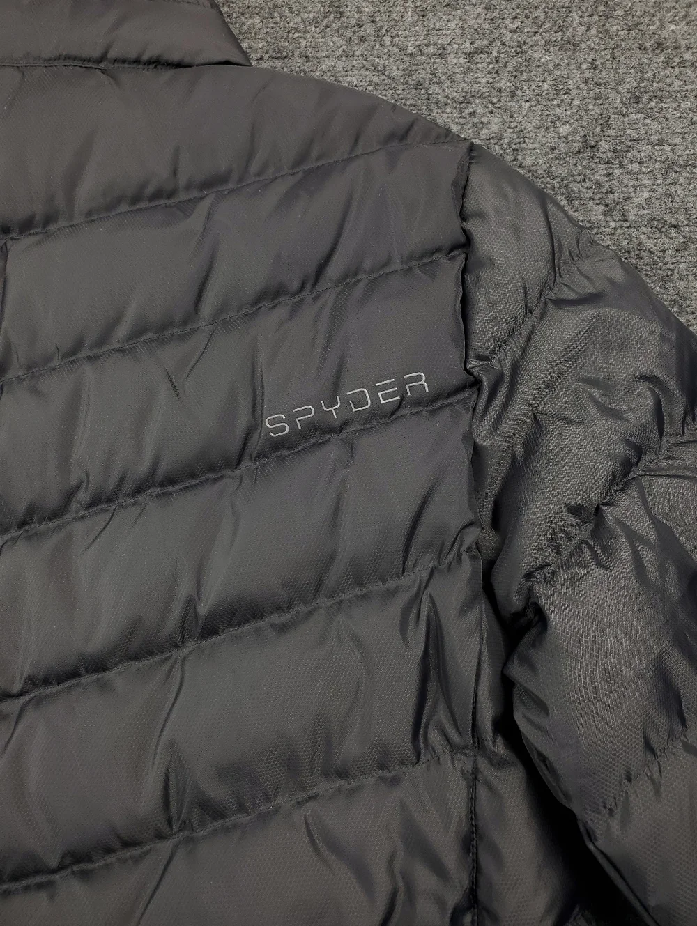 Spyder Pelmo Goose Down Puffer Jacket Mens Small 550 Lightweight Insulated NEW - Picture 11 of 14
